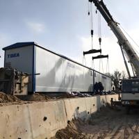 Conteneur photovoltaïque solaire pour application d'infrotablettes en acier, cabine préfabriquée, maison à double couche, Chine Wosx Yzs02
