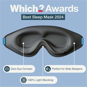 Antifaz <span class=keywords><strong>para</strong></span> <span class=keywords><strong>Dormir</strong></span> de Espuma Viscoelástica 3D Premium Personalizable, con Puente Nasal Integrado, Sombreado Completo, Transpirable y Cómodo, Venta al Por Mayor - Product Image 3