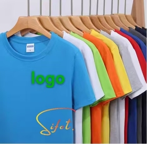 T-shirt en tricot lourd pour homme Sifot, 200 g/m², 100 % coton, impression numérique, lavage à l'acide et logo en strass, écologique - Product Image 1