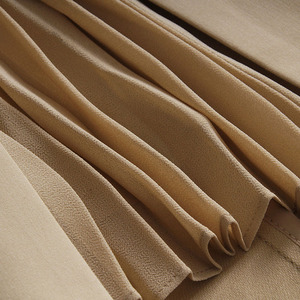 2022 Tongrui longue <span class=keywords><strong>droite</strong></span> kaki décontracté coton plissé femmes Vintage <span class=keywords><strong>jupe</strong></span> mi-longue - Product Image 4