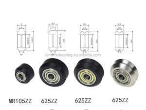 POM BX24 Con Lăn Nhựa Với Twin Bearing 625ZZ Cho CNC 2020 Hồ Sơ Máy In 3D - Product Image 3