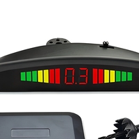 Système de radar de stationnement arrière pour voiture avec affichage LED de la distance et capteur d'assistance au stationnement automatique