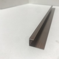 Bande de finition murale en aluminium personnalisable pour carrelage céramique et sols – Idéale pour la décoration de murs de fond