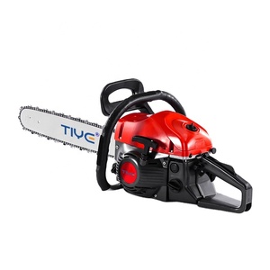 Scie à chaîne à essence TIYE professionnelle et économique, moteur 2 temps, 5200, 52 cm³ avec <span class=keywords><strong>guide</strong></span>-chaîne de 20 pouces - Product Image 1