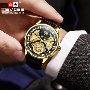 นาฬิกาข้อมือผู้ชาย TEVISE T820D รุ่นสั่งทำพิเศษ ขนาด 41 มม. ตัวเรือนโลหะผสม สายหนัง แสดงข้างขึ้นข้างแรม กันน้ำ จำหน่ายส่งจำนวนมาก - Product Image 6