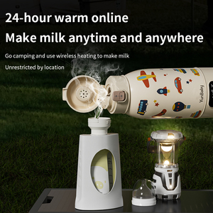 <span class=keywords><strong>Taza</strong></span> Eléctrica Portátil para Agua Caliente para Salidas, 316, Temperatura Constante, Hervidor para Leche de Bebé, Carga Inalámbrica, Transfronterizo - Product Image 3