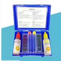 Kit de test chimique de base de qualité pour le chlore et le pH standard pour les outils et accessoires de piscine de test d'eau de spa et de piscine