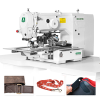 Machine à coudre industrielle à lit plat informatisée ZOJE ZJ5770A-1510HD avec point noué à une aiguille et fonction de retournement
