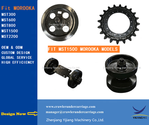 MST300 MST800 MST600 несущий гусеничный самосвал несущий ролик Ass'y Сегментированная Звездочка колеса - Product Image 4