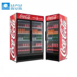 Congelador Vertical para Bebidas con Garantía de 3 Años, Distribución Global, Exhibidor de Bebidas, Refrigerador de Cola, Vitrina con Puerta de Vidrio - Product Image 1