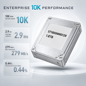 1.8TB 2.5 Inch Internal Enterprise <b>Hard</b> <b>Drive</b> ST1800MM0129 SAS 12Gb s 10K RPM 256MB Cache For Server RAID Data Center - Product Image 3