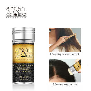 Argan de Luxe <span class=keywords><strong>Cire</strong></span> capillaire texturante pour contrôle des bords Bâton de coiffure pour perruques Logo personnalisé oem odm Marque privée - Product Image 5