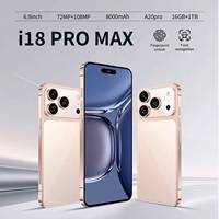 Smartphone 2026 Phone 18ProMax 100% Original Débloqué Version Globale LTE 5G 1 To 6,9 Pouces OLED 120Hz Android 15 108MP Anglais