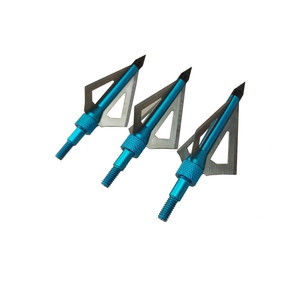 100 Hạt Bắn Cung <span class=keywords><strong>Arrowhead</strong></span> <span class=keywords><strong>3</strong></span> Lưỡi Săn Hình Dạng Broadheads Cho Bow Và Nỏ Phụ Kiện Chụp - Product Image 5