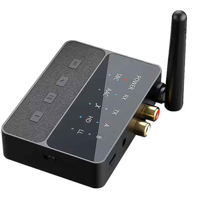 D600 Wireless Audio Adapter All in One CSR Bluetooth Transmitter Receiver for Multi Headphones TV Amplifier PC Car Etc