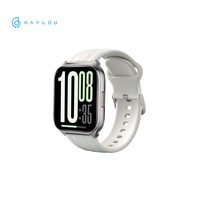 Montre connectée AMOLED pour Watch 3, étanche 1ATM, suivi de la fréquence cardiaque, rappel d'appel, suivi d'activité, analyse du sommeil par IA, blanche