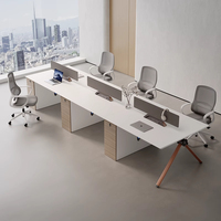 Bureau Bureau Bureau Personnel Bureau Simple Moderne Écran Station Casier Partition Employé Bureau D'ordinateur