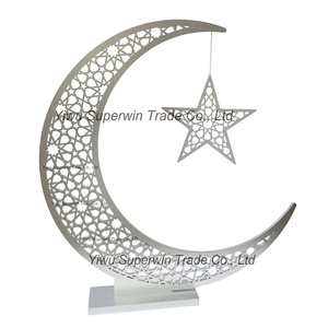 Jusee CTO 2025 nuovo albero di luna Eid Mubarak luci a LED Ramadan decorazione esterna albero di luna Ramadan <span class=keywords><strong>mezzaluna</strong></span> <span class=keywords><strong>con</strong></span> luce a Led - Product Image 2