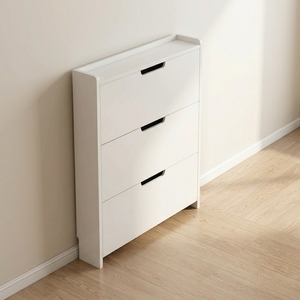 Customization Ultra-thin 17cm Tipping Bucket <strong>Shoe</strong> Cabinet Modern Minimalist Entryway <strong>Shoe</strong> <strong>Rack</strong> for Small Space <strong>Hallway</strong> Storage - Product Image 1