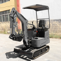 Chine Export Mini Pelles 1.5 Tonnes Petite Pelle Sur Chenilles Certificat CE/EPA Livraison Gratuite Moteur Machines de Terrassement