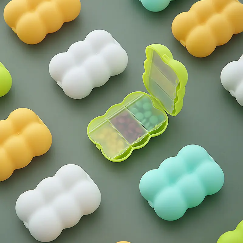 Toptan yüksek kalite taşınabilir plastik Mini bulut saklama kutusu seyahat uygun tıbbi saklama kutusu saklama kutusu