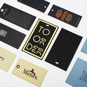 Étiquette de marque personnalisée en papier écologique pour vêtements, sacs et chaussures, nouvelle conception, forme personnalisée, étiquette suspendue - Product Image 2