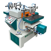 Machine à mortaiser et tenonner le bois électrique automatique double table MS3112 Mustang, moteur 3KW, 380V, profondeur max. 60mm, inclinaison 20° pour chaise