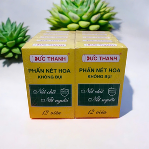OEM 12 pièces/boîte Craie blanche sans poussière Duc Thanh, résistante aux bris, pour calligraphie, trait fin, sans danger pour les enfants, commerce d'exportation - Product Image 2