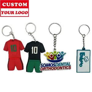 Custom Company Logo custom wholesale Key Chain pendant custom 3d plastic vinyl pvc keychain manufacturer