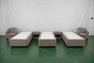 Base <span class=keywords><strong>letto</strong></span> contenitore a basso profilo su misura, rivestita in tessuto premium, senza <span class=keywords><strong>testiera</strong></span>, salvaspazio, con meccanismo a sollevamento - Product Image 6