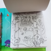 Vente en gros, ensemble de papeterie pour filles avec impression personnalisée, ensemble de carnet de croquis en spirale pour enfants, kit de bricolage pour agenda et carnet