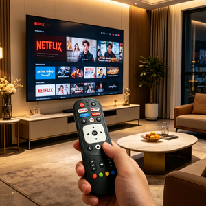 <span class=keywords><strong>Telecomando</strong></span> vocale RM-C3287 compatibile con TV LED JVC Android TV 4K UHD, <span class=keywords><strong>telecomando</strong></span> sostitutivo con pulsanti <span class=keywords><strong>Netflix</strong></span> e YouTube - Product Image 4