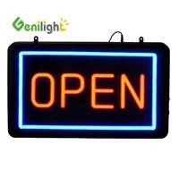Enseigne néon LED super lumineuse à suspendre en intérieur, barres lumineuses multicolores, animation clignotante, enseignes lumineuses personnalisées pour magasins
