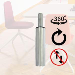 Silla de oficina moderna con resorte de elevación de gas, venta al por mayor, pieza de mueble giratoria de metal para uso en oficina - Product Image 1