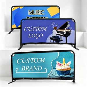 Traffic Management Banner Cafe Barrier for Portable Exhibition Trade Show Advertising Display Banner Stand <b>Box</b> with Logo - Product Image 1