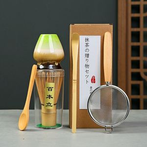 Nuevo y Popular Set de Matcha Ceremonial con Chasen de Bambú y Soporte de Cerámica, Fabricante Chino, Personalizable con Caja - Product Image 1