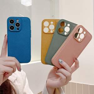 Mode PU Cuir pour iPhone 17 Pro Max TPU Téléphone étui pour 16 Pro Max 11 12 15 13 14 Plus Pro Max Couverture Arrière Prix Usine - Product Image 3