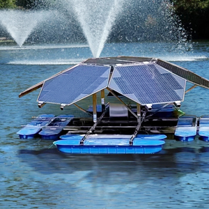 מאוורר מזרקה סולארי 500W-1800W מנוע בעל תפוקה גבוהה לשיקום אקולוגי של בריכות ואגמים, חמצון מים - Product Image 4