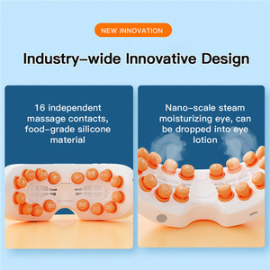 เครื่องนวดดวงตาด้วยความร้อนด้วยไอน้ำนาโนแบบอัจฉริยะอุปกรณ์ดูแลดวงตาด้วยการกดจุดด้วยไฟฟ้าและเพิ่มความชุ่มชื้น - Product Image 2