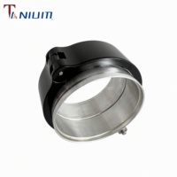 Kit de raccords V-band HD en titane Vanjen 2~5 pouces avec collier de serrage et embout de soudure pour tuyau d'échappement automobile