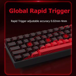 Teclado Gaming MADLIONS MAD 60 HE con Interruptores Magnéticos, Diseño 60%, Efecto Hall, Disparo Rápido de 8000Hz, Actuación Ajustable de 0.1mm, RGB - Product Image 6