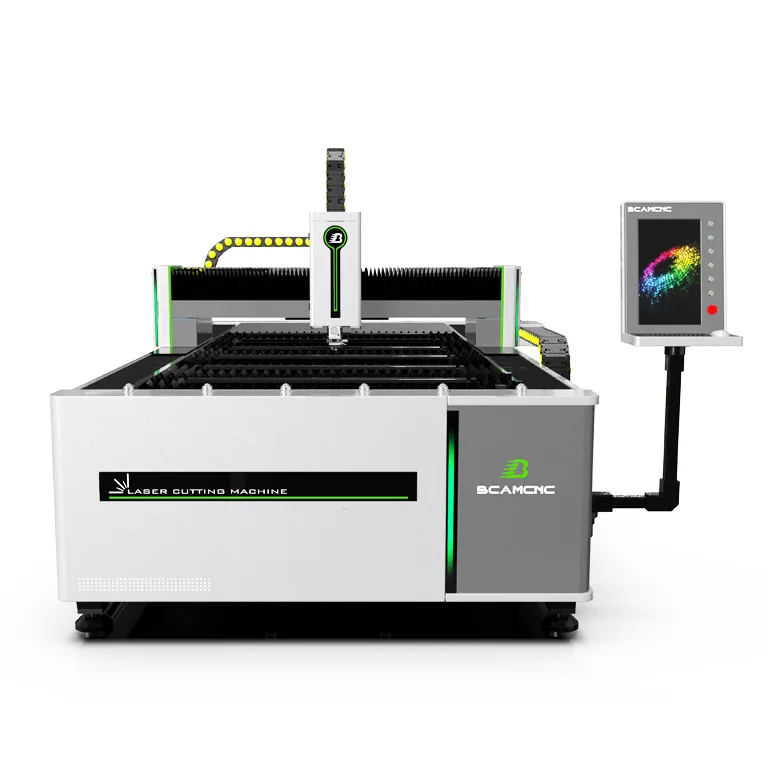 BCAM baixo preço 1000w-2000w Laser power Máquina de corte a laser de fibra econômica, 3050mm * 1550mm área de trabalho LF3015E