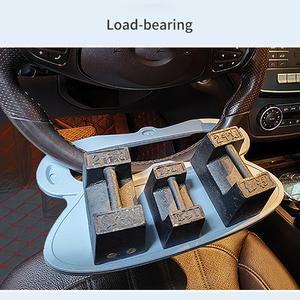 Table de <span class=keywords><strong>voiture</strong></span> multifonctionnelle réglable à fixer sur le volant, organiseur pour collations, boissons et ordinateurs portables - Product Image 5