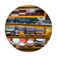 Ensemble de bol en porcelaine bols de service en céramique avec couvercle bol de cuisson pour salade de riz nouilles pâtes avec poignées service de vaisselle de vente en gros