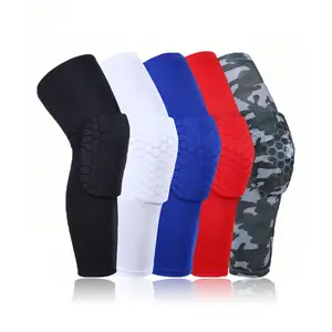 Free Sample Variety of Color Anti collision Knee Pads Basketball knee Protection Pad sport Knee Calf Sleeve