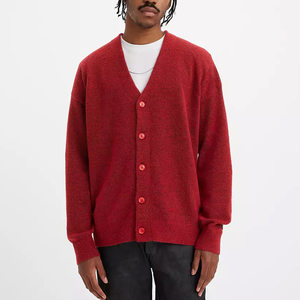 Cardigan en tricot d'hiver pour homme personnalisé avec fermeture à boutons sur le devant et différentes options de couleurs, cardigan en tricot léger pour homme - Product Image 1