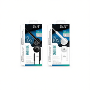 Auriculares Intrauditivos S&N SN 1061 Estéreo con Micrófono para Teléfono Móvil - Product Image 1
