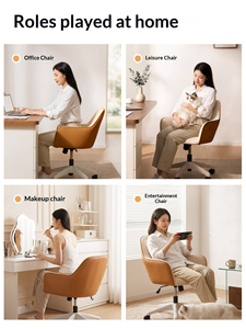 Chaise de bureau ergonomique moderne en cuir <span class=keywords><strong>Igrow</strong></span> avec dossier confortable et siège pour longues sessions assises, idéale pour la maison, la chambre ou un usage professionnel. - Product Image 5