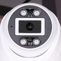 Caméra de sécurité IP dôme tourelle GX-PDFI-M5G GCraftsman 5MP POE avec audio, détection de visage humain, vision nocturne, intérieur/extérieur