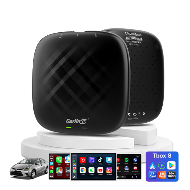 Carlink Kit Smart Ai Car Tv Box 6115 Chip 8G 128Gb up to 512Gb Multimedia Ai Carplay Wireless Adapter Car Play Dongle for Apple
